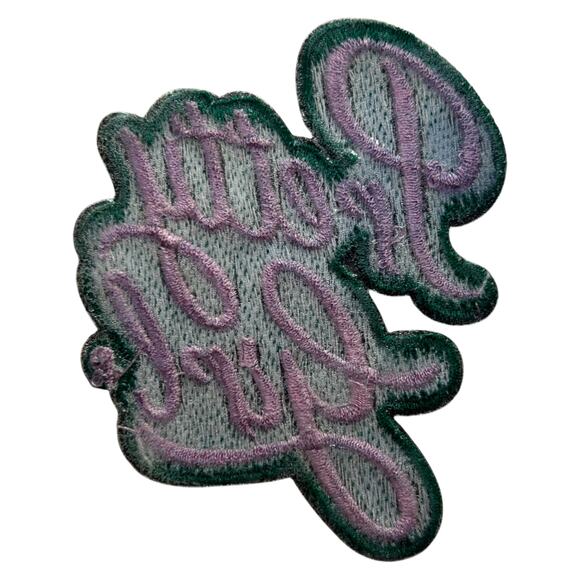 Pretty Girl Iron On Patch - Picture 3 of 3